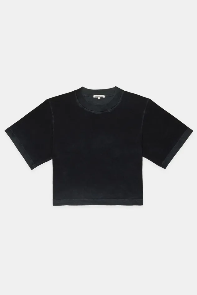 Women Tokyo Crop Tee Vintage Black COTTON CITIZEN Tees