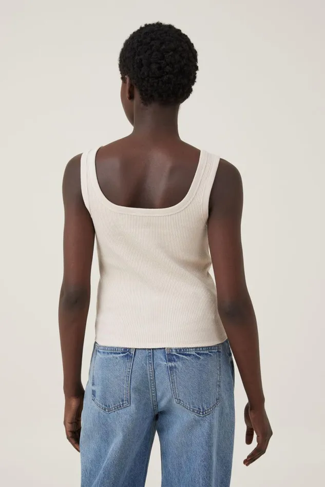 Women Tops Cotton On Rory Henley Tank Stone