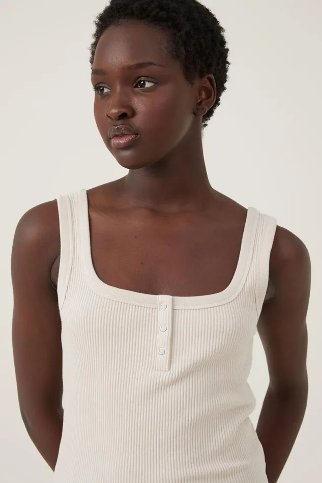 Women Tops Cotton On Rory Henley Tank Stone