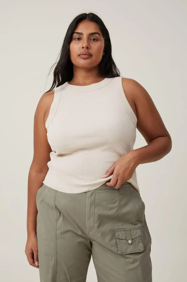 Women Tops Cotton On The 91 Tank Stone