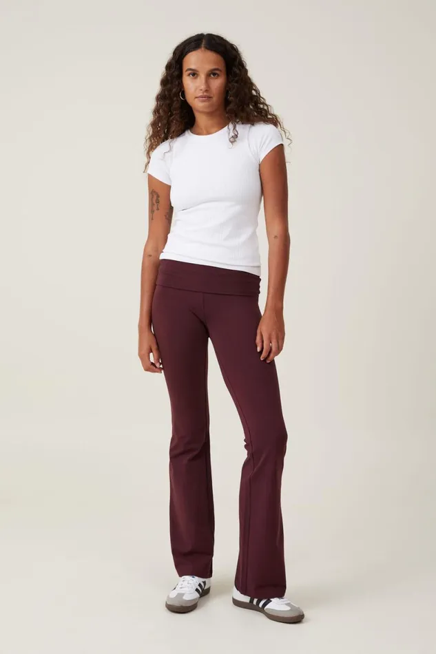 Women Tops Cotton On The One Organic Variegated Rib Crew Short Sleeve T White Women Tops Cotton On The One Organic Variegated Rib Crew Short Sleeve T White