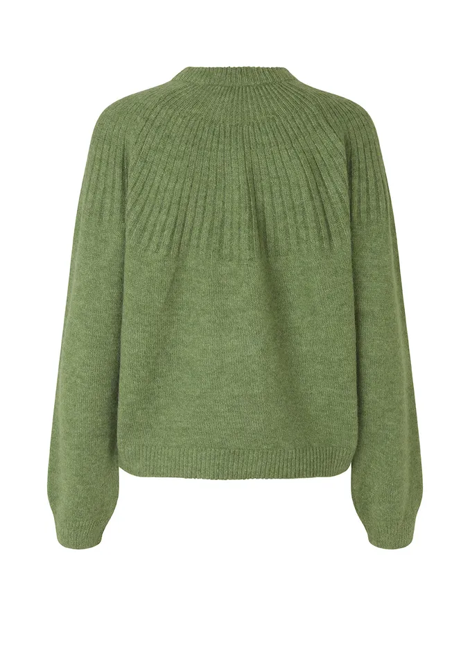 Women Truce Oneck Forest Green Modstrm Blouses and Knitwear Women Truce Oneck Forest Green Modstrm Blouses and Knitwear