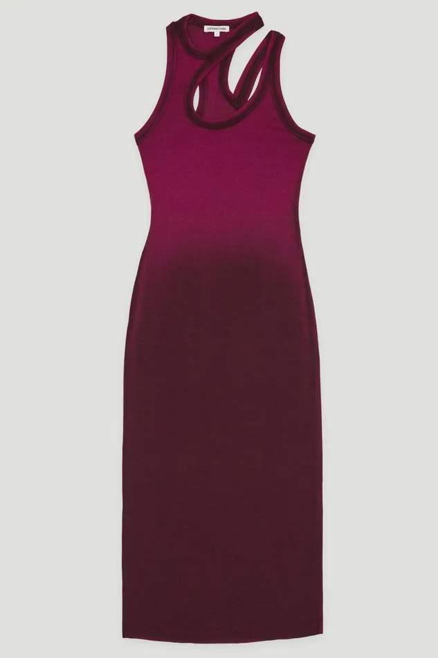 Women Verona Cut Out Dress Magenta Cast COTTON CITIZEN Dresses