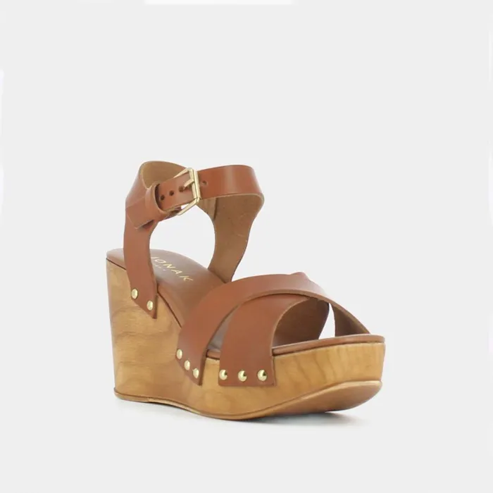 Women Wedges Espadrilles Jonak Wedge Sandals With CrossOver Straps Women Wedges Espadrilles Jonak Wedge Sandals With CrossOver Straps