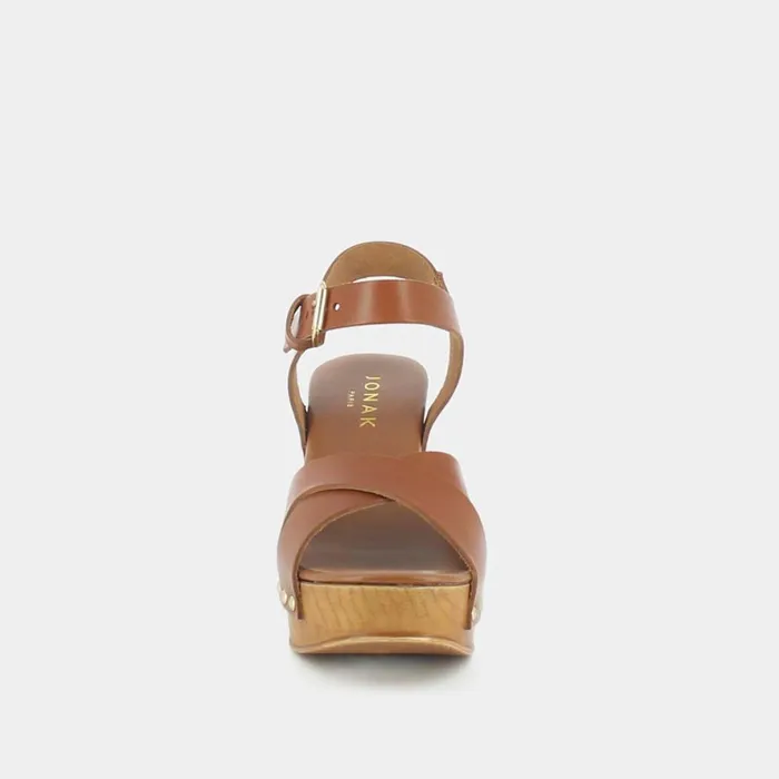 Women Wedges Espadrilles Jonak Wedge Sandals With CrossOver Straps Women Wedges Espadrilles Jonak Wedge Sandals With CrossOver Straps