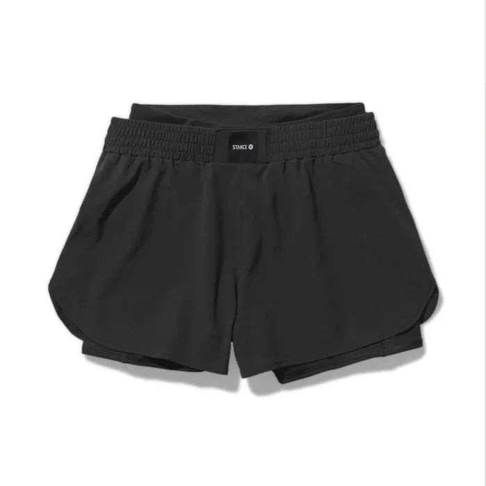 Women Work It Out Athletic Short Black Stance Shorts