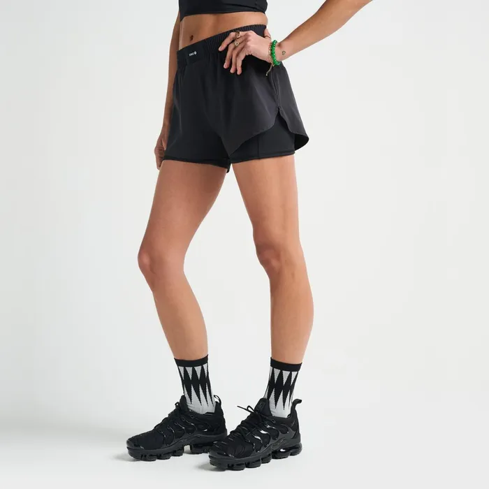 Women Work It Out Athletic Short Black Stance Shorts