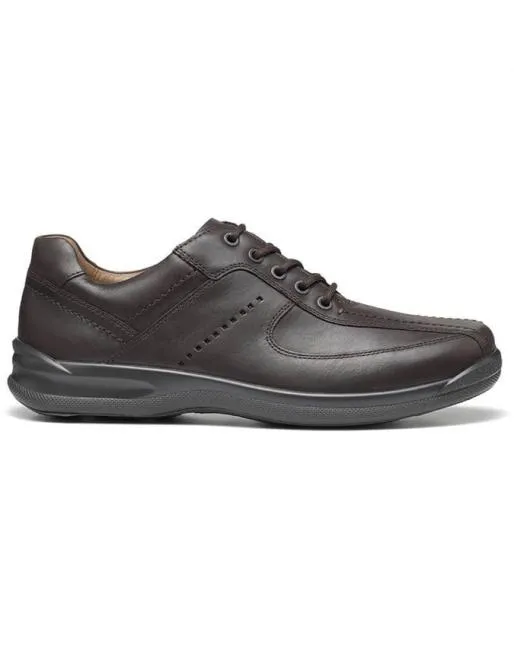 Work Shoes Mens Hotter Lance Shoes Dark Brown